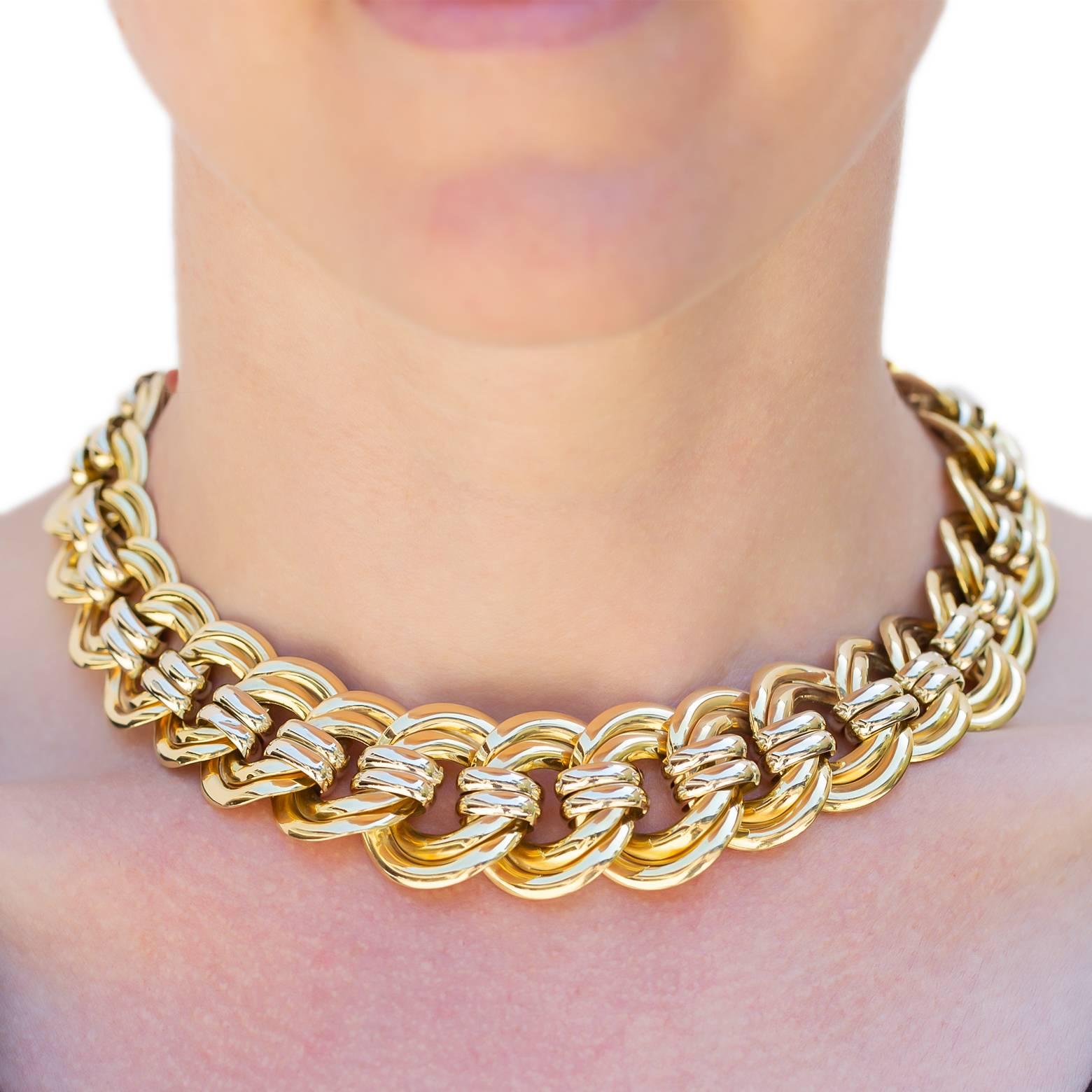 gold choker chain