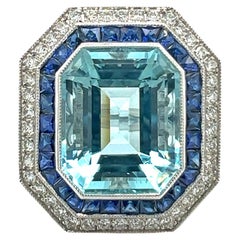 Sophia D. 9.20 Carat Aquamarine Ring