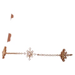 18k Yellow Gold Round Diamond Cts 0.28 Bracelet