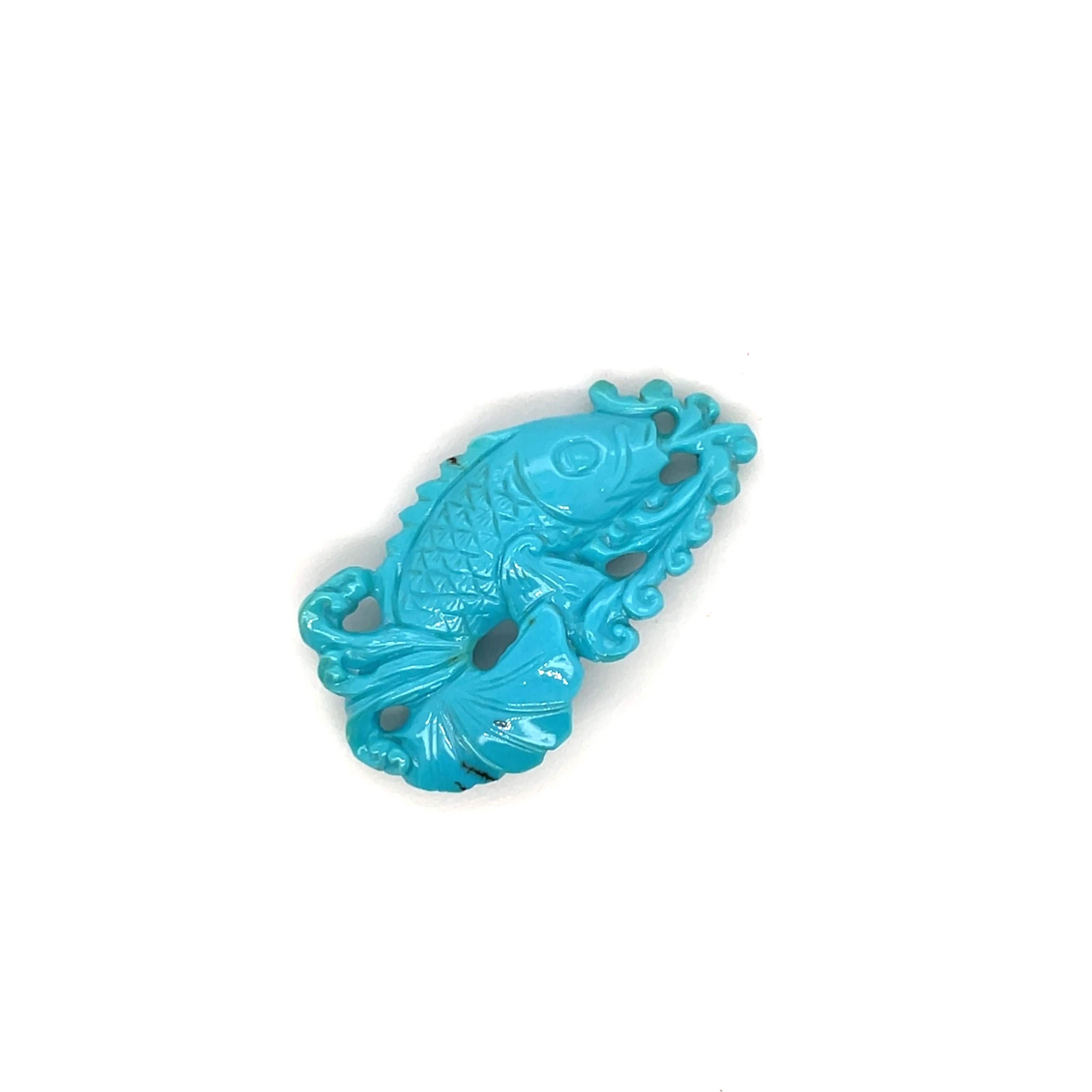 Women's or Men's Carp Turquoise Cts 25.04 For Sale