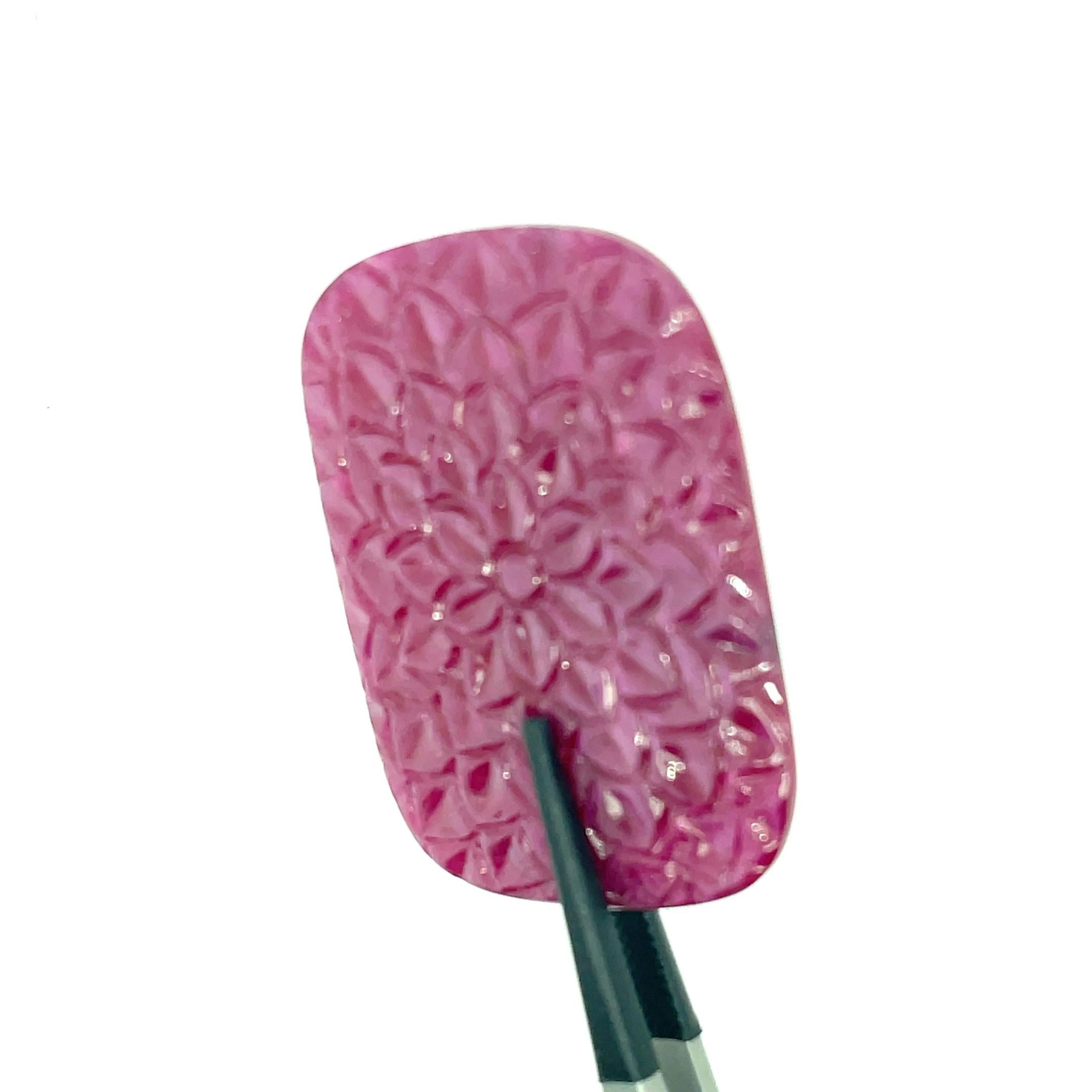 Women's or Men's African Ruby Carving Cts 48.76 For Sale