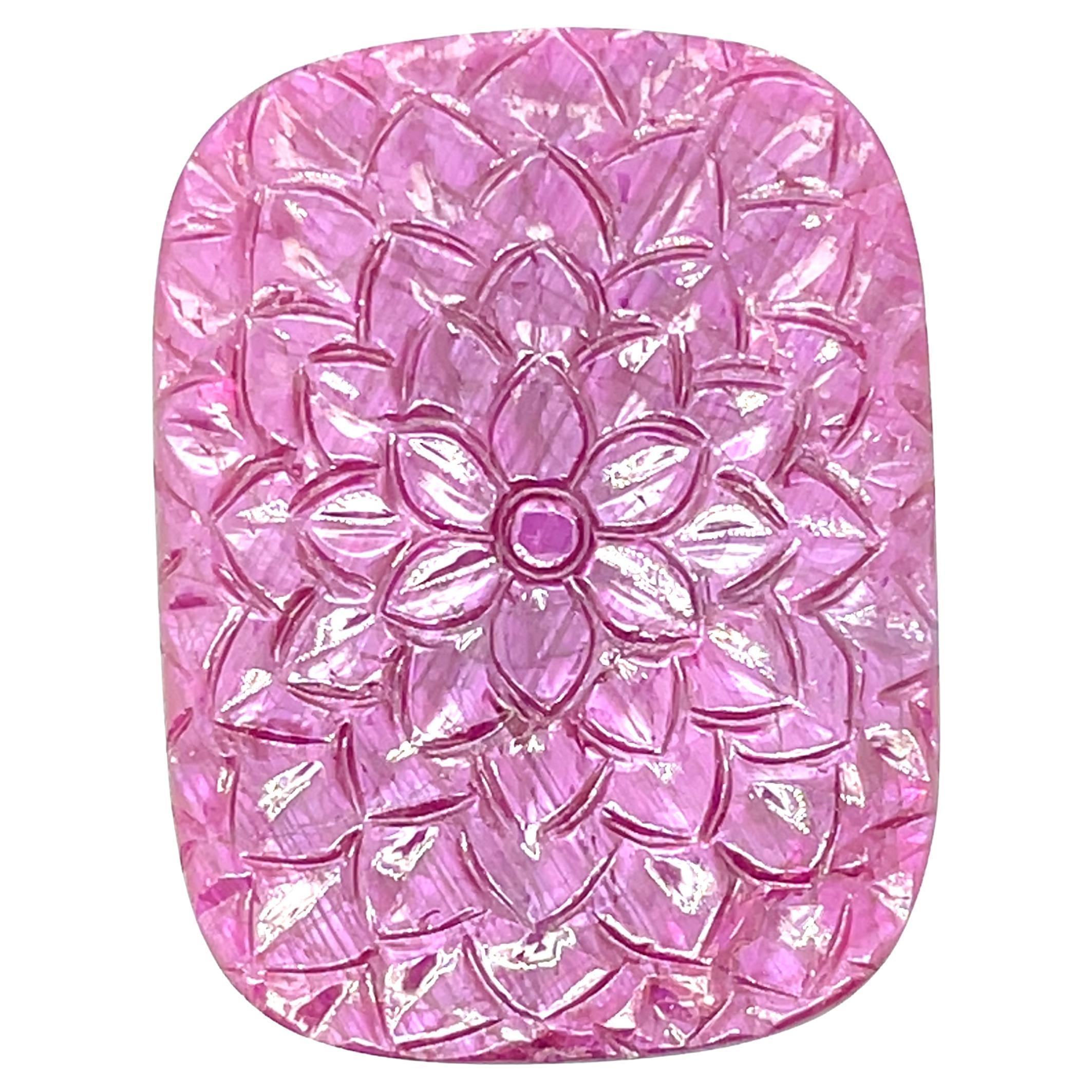 African Ruby Carving Cts 48.76 For Sale