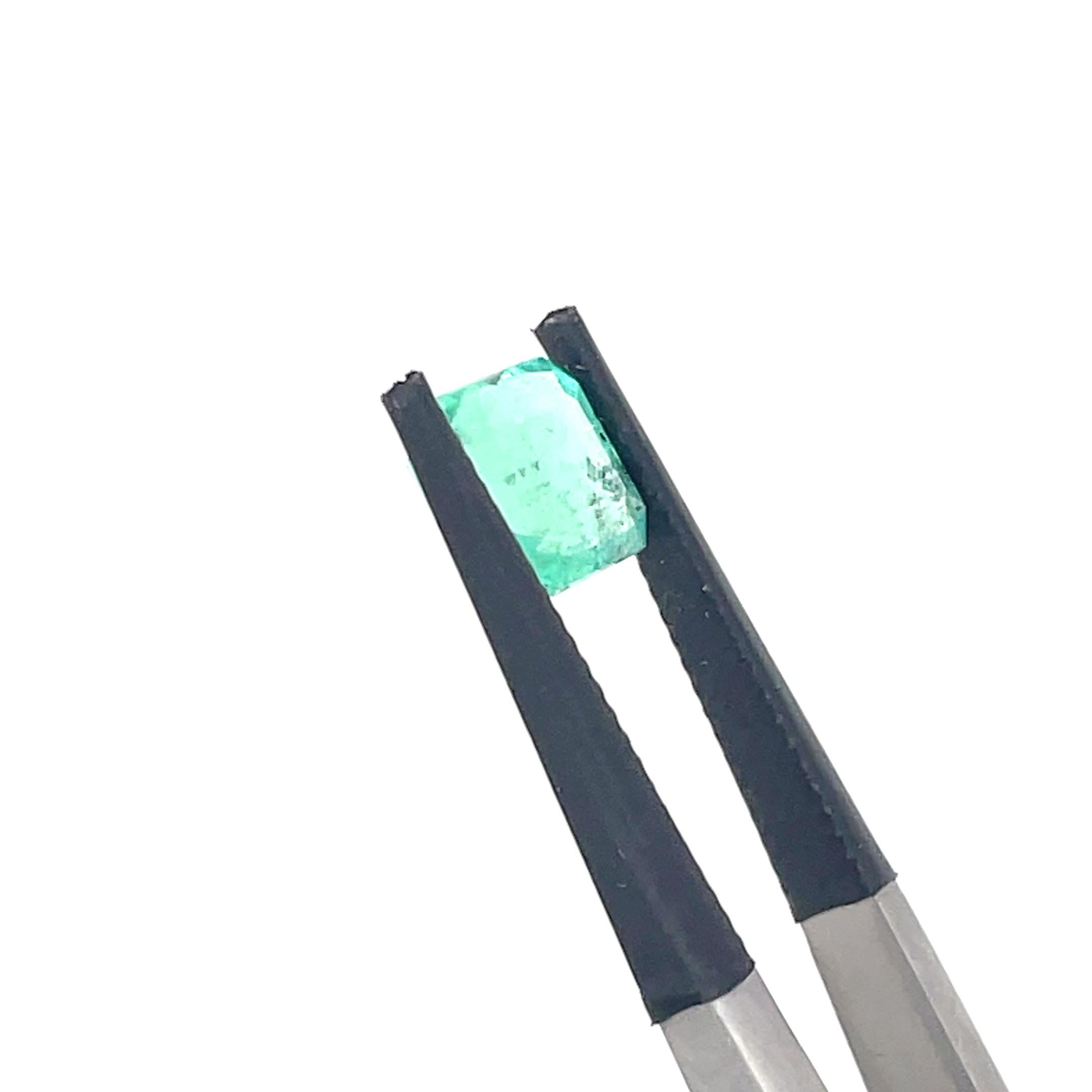 Esmeraldas y Esmeraldas en forma de pera Cts 7.14 en venta 3