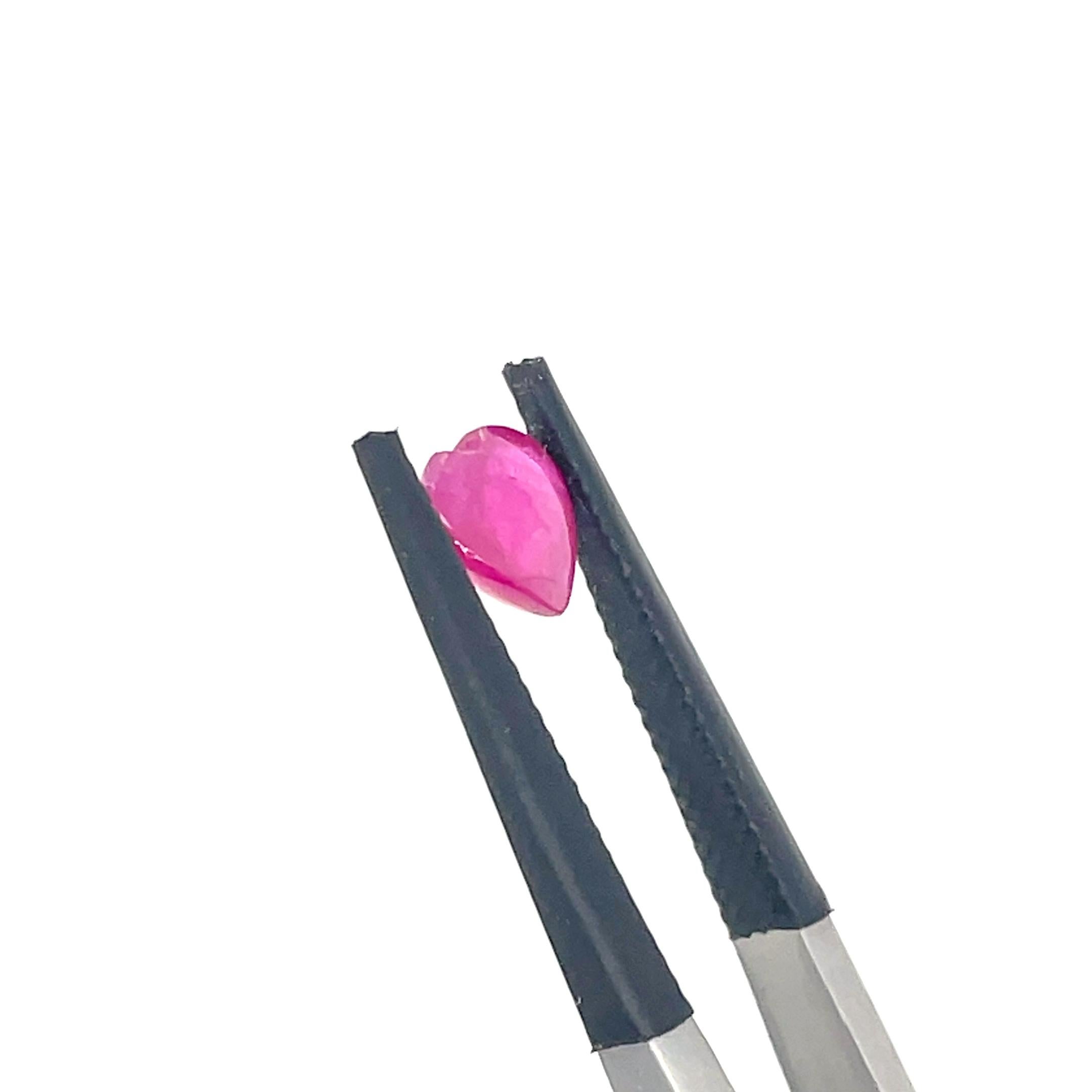 11 Ruby Heart Cabochons Cts 9.17 For Sale 1