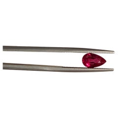 GRS-Certified Pigeon’s Blood Ruby 2.29ct Pear Shape – Intense to Vivid Red Ruby