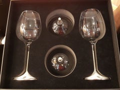 Verres à vin et verres à champagne, argent sterling,  Ensemble de 4 pièces