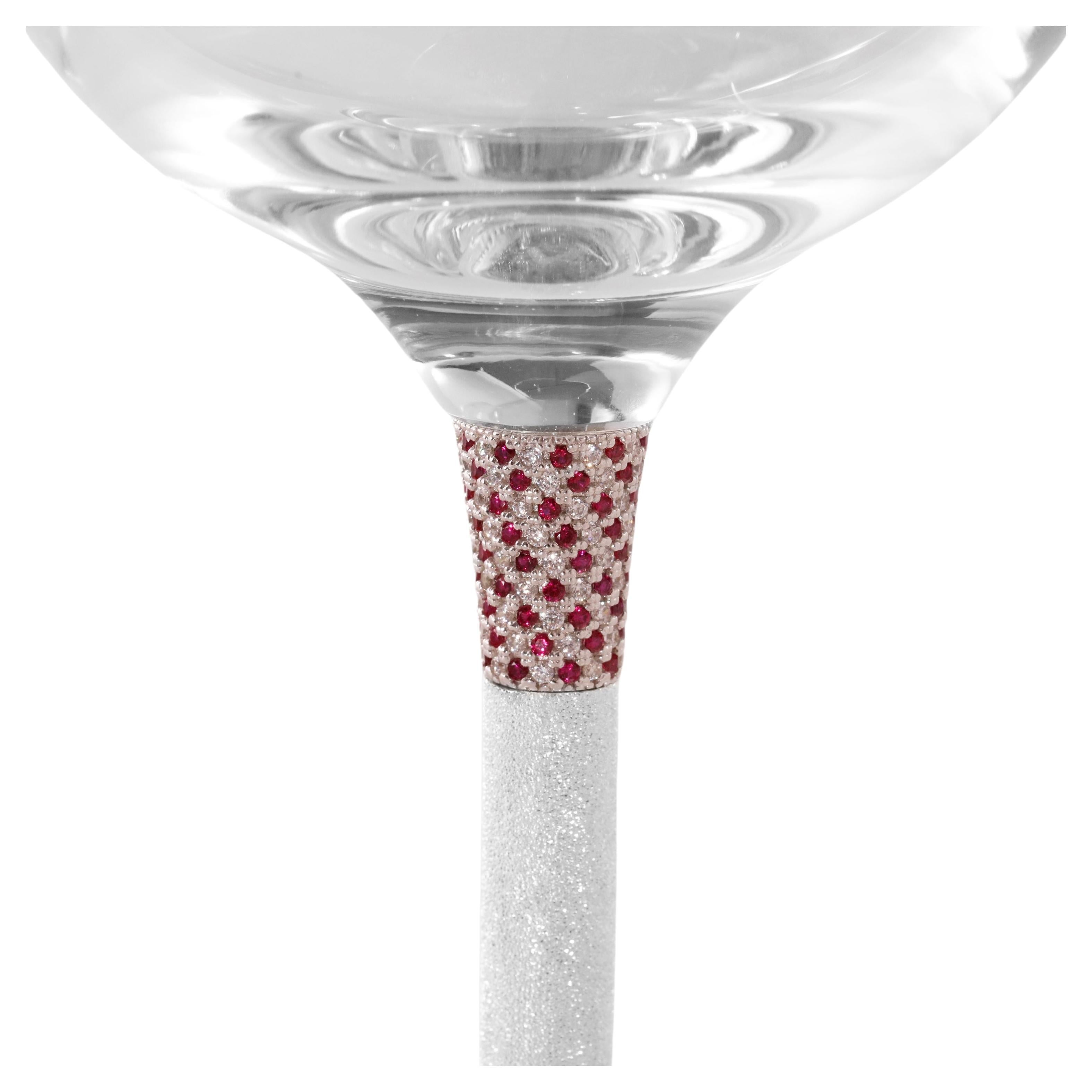 Contemporaneo Bicchiere Champagne Coupe, argento, personalizzabile, 1 pezzo in vendita
