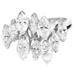 Stunning Marquise Cut Diamond Ring