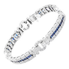 Coast Sapphire Diamond Gold Bracelet
