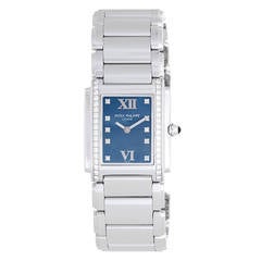 Patek Philippe Lady's Stainless Steel and Diamond Twenty-4 Watch Ref 4910/10A