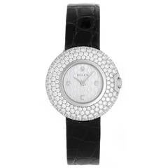 Rolex Lady's Cellini Orchideen-Armbanduhr aus Weißgold und Diamanten Ref 6201/9