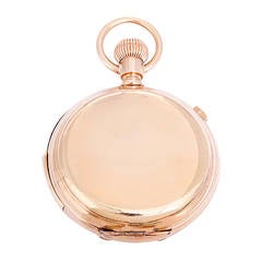 Waltham Rare Collectible Five Minute Repeating Chronograph Pocket Watch 4