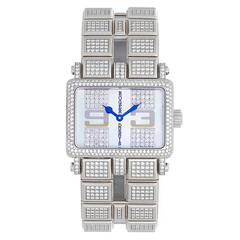 Roger Dubuis Lady's White Gold Too Much Pave Diamond Wristwatch