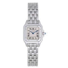 Cartier Lady's Stainless Steel Panthere Quartz Wristwatch Ref W25033P5