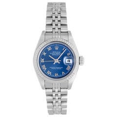 Rolex Lady's Stainless Steel Datejust Automatic Wristwatch Ref 79174