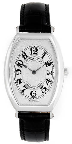 Vintage Patek Philippe Chronometro Gondolo Platinum Men's Watch 5098 P (or 5098P)