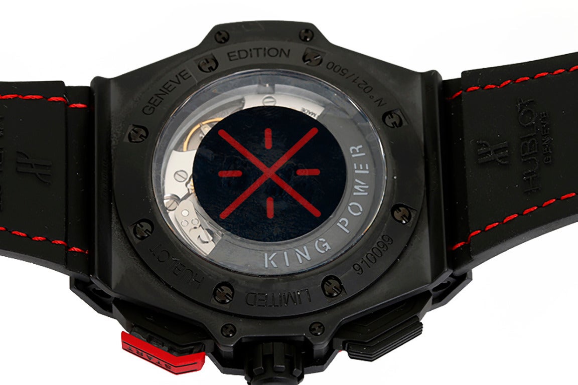 Hublot Ceramic Big Bang King Power Dwyane Wade Chronograph Wristwatch In New Condition In Dallas, TX