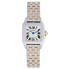 Cartier Santos Demoiselle Small Ladies 2-Tone Steel Gold Watch W25066Z6