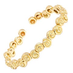 Tiffany & Co. Amazing Gold Bangle Bracelet