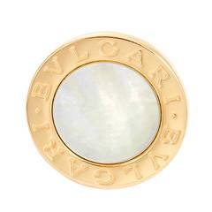 Bulgari Mother-of-Pearl Gold Ring
