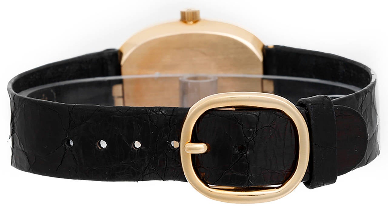 Patek Philippe Yellow Gold Ellipse Quartz Wristwatch Ref 3978