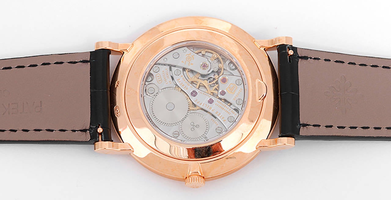 Patek Philippe Rose Gold Calatrava Wristwatch Ref 5119-R or 5119R In New Condition In Dallas, TX