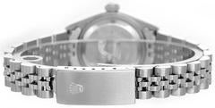 Rolex Lady's Datejust Stainless Steel Salmon Roman Dial Automatic Wristwatch