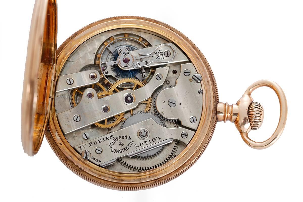 Men's Vacheron Constantin Yellow Gold Manual Wind Pocket Watch
