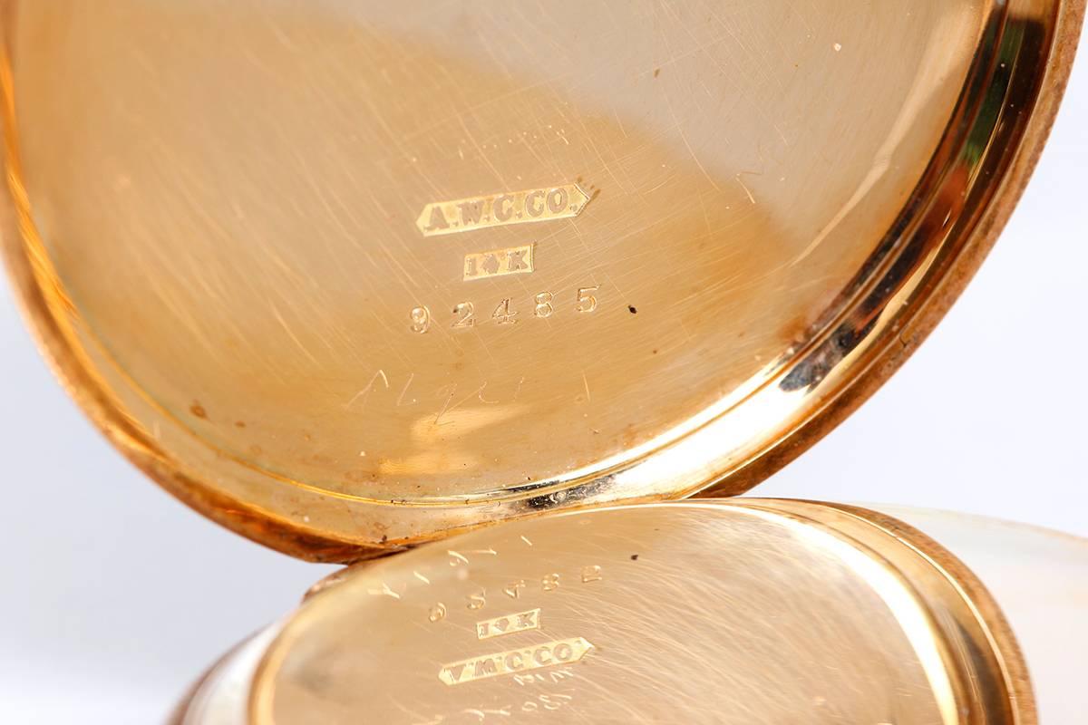 Vacheron Constantin Yellow Gold Manual Wind Pocket Watch In Excellent Condition In Dallas, TX