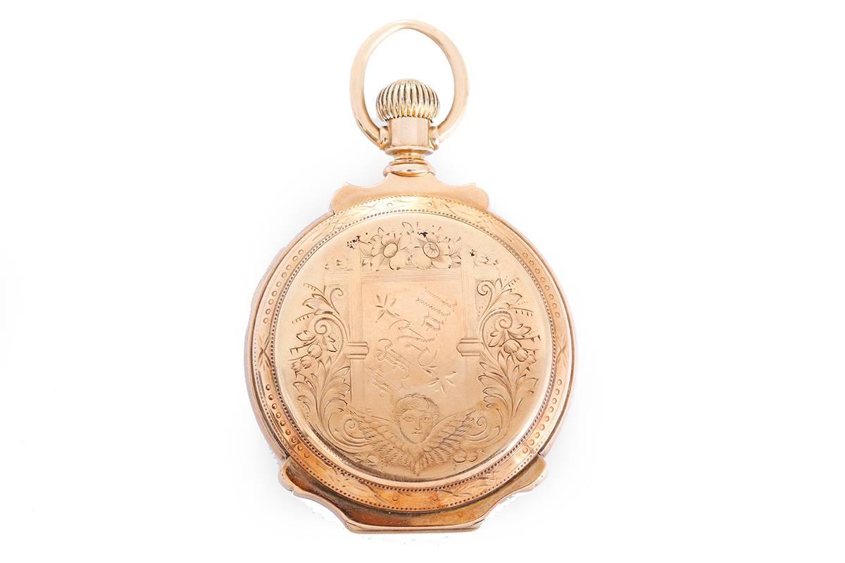 solid gold pocket watch