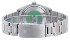 Rolex Stainless Steel Blue Dial Air-King Automatic Wristwatch