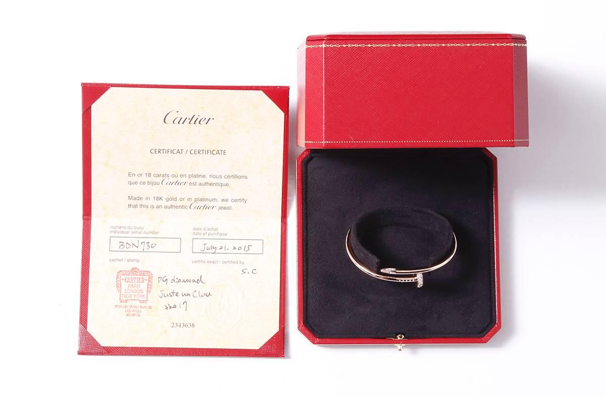 cartier juste un clou bracelet