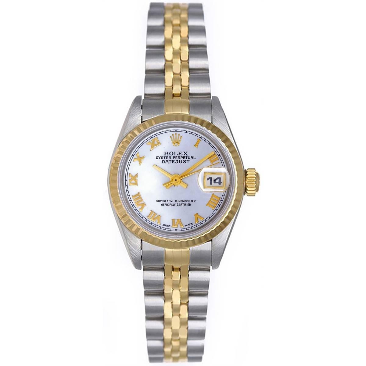 Rolex Datejust 2-tone Stahl 
Gold Damenuhr 69173