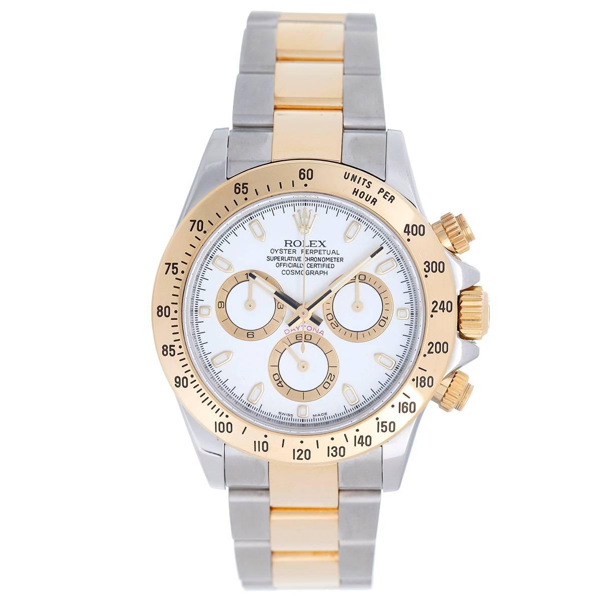 Rolex Daytona Men's Steel & Gold 2-Tone Chronograph Watch 116523