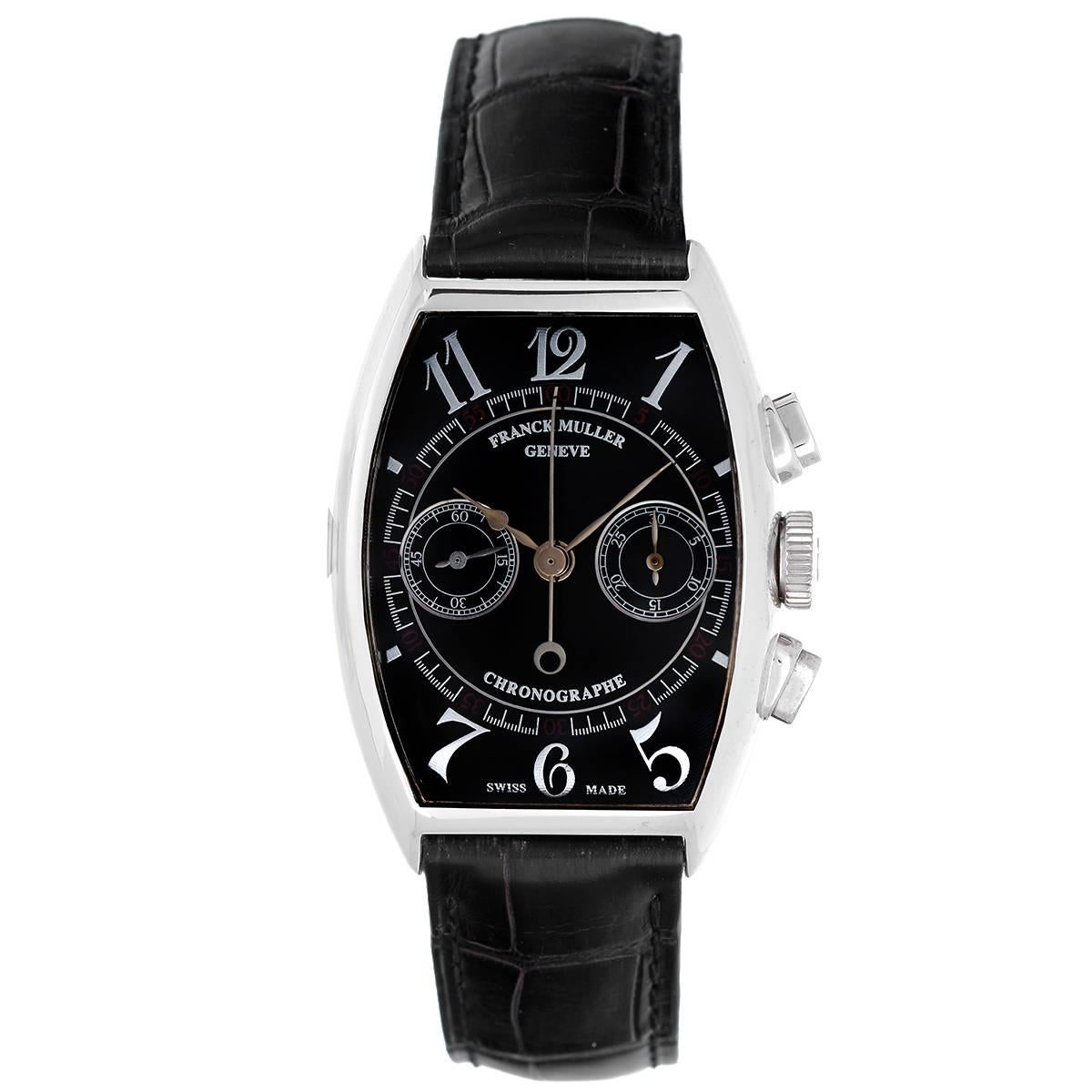 Franck Muller Chronograph White Gold Men's Watch 5850 CC