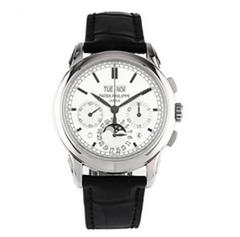 Used Patek Philippe White Gold Grand Complications Perpetual Chronograph Wristwatch
