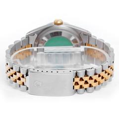 Rolex Yellow Gold Stainless Steel Datejust Automatic Wristwatch Ref 16233