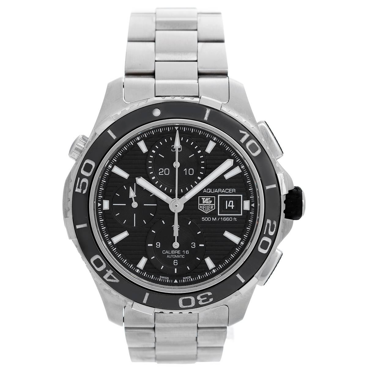 Tag Heuer Aquaracer Automatic Chronograph Men's Diver's Watch  CAK2110.BA0833