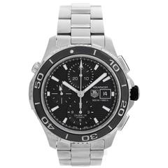 Used Tag Heuer Aquaracer Automatic Chronograph Men's Diver's Watch  CAK2110.BA0833