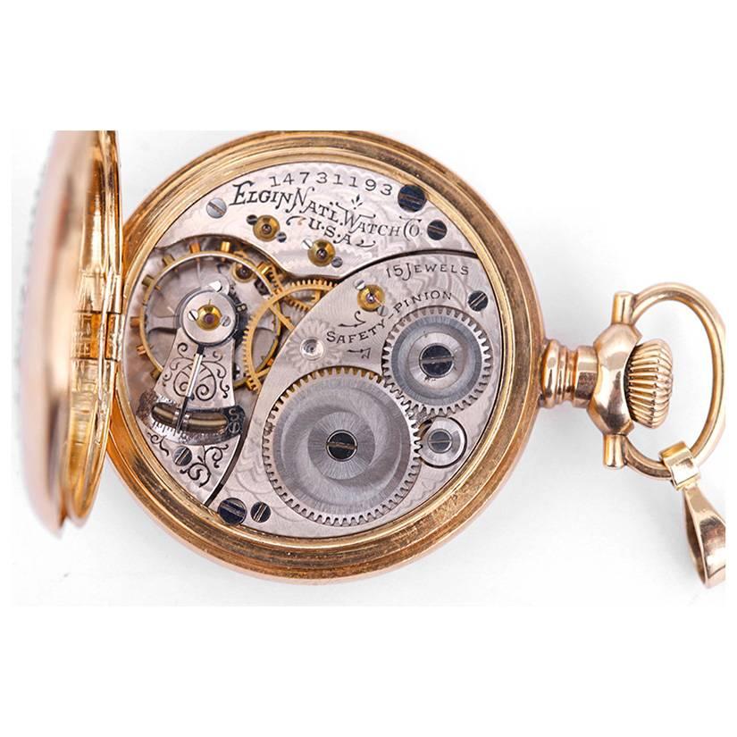 elgin pendant watch