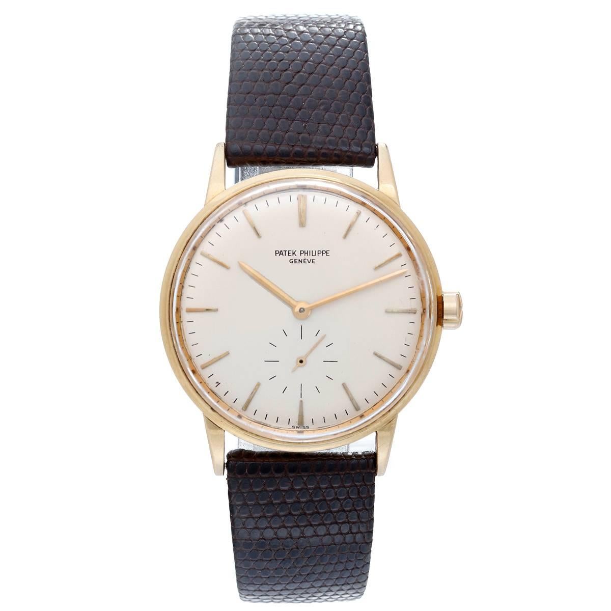 Patek Philippe & Co. Yellow Gold Automatic Winding Wristwatch Ref 3425