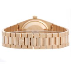 Rolex Yellow Gold Oysterquartz President Day-Date Quartz Watch Model 19018