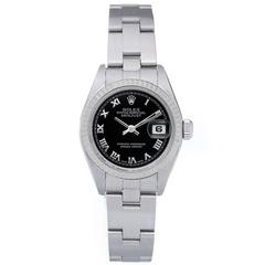 Rolex Ladies Stainless Steel Datejust Automatic Wristwatch Ref 79174
