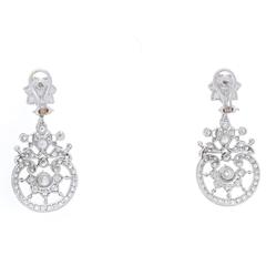 Fred Leighton Diamond Drop Earrings