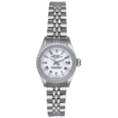 Rolex Ladies Stainless Steel Datejust Automatic Wristwatch Ref 69240 9