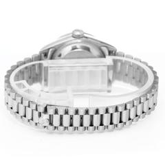 Rolex Ladies White Gold Diamond President Automatic Wristwatch Ref  69179