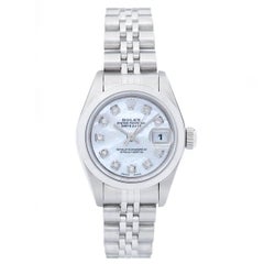 Rolex Ladies Stainless Steel Datejust Automatic Wristwatch Ref 69160 