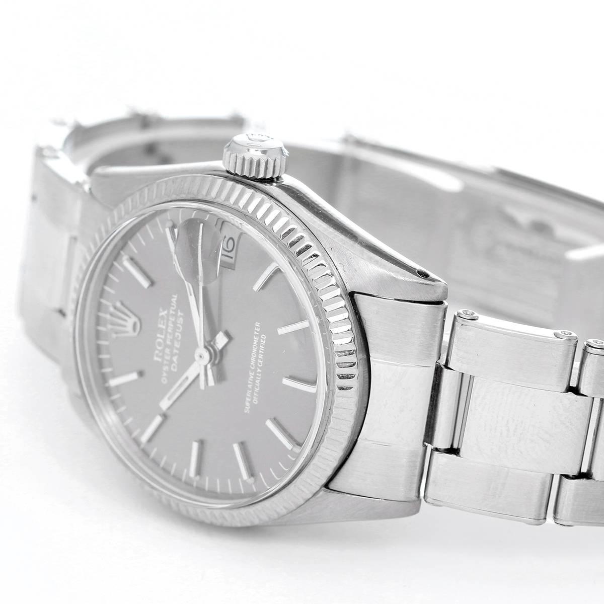 Rolex Stainless Steel Datejust Midsize Automatic Wristwatch  In Excellent Condition In Dallas, TX