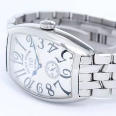 Franck Muller Stainless Steel Cintree Curvex 6850 S6 GG Automatic Wristwatch