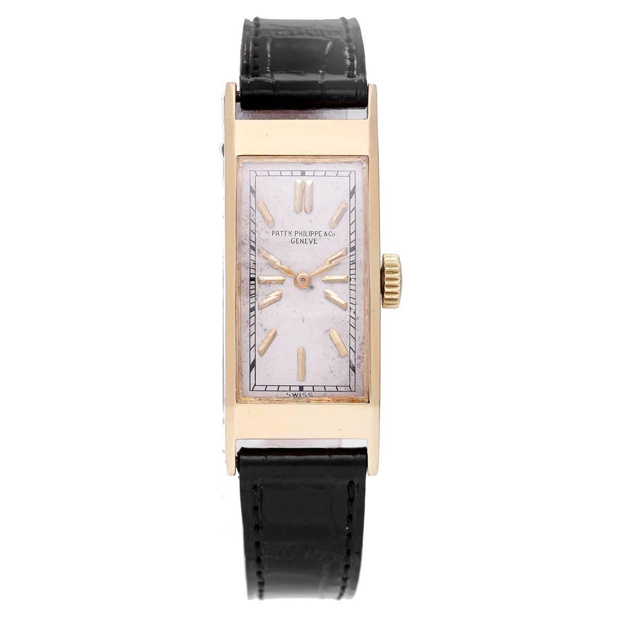 Patek Philippe Yellow Gold Manual Wristwatch